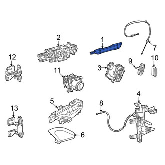 Jeep OE - Front Left Outer Exterior Door Handle
