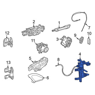 Jeep OE - Front Left Door Latch Bracket