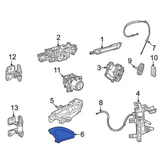 Jeep OE - Front Left Inner Interior Door Handle Trim
