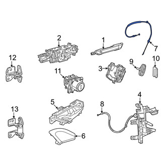 Jeep OE - Front Outer Door Latch Cable