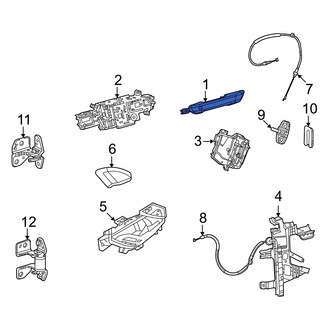 Jeep OE - Front Left Outer Exterior Door Handle