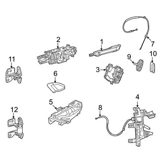 Jeep OE - Rear Door - Lock & Hardware