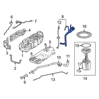 Jeep OE - Lower Fuel Tank Filler Neck