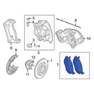 Jeep OE - Rear Disc Brake Pad Set