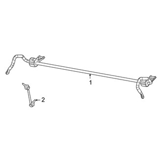 Jeep OE - Rear Suspension - Stabilizer Bar & Components (Series I / Series I Carbide / Series II / Series II Carbide / Series III / Series III Carbide)