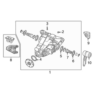 Jeep OE - Rear Suspension - Axle & Differential (W/O Electronic Axle)