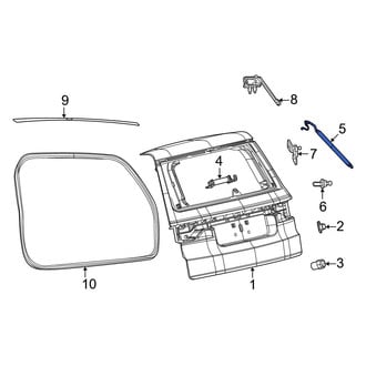 Jeep OE - Rear Left Liftgate Lift Support
