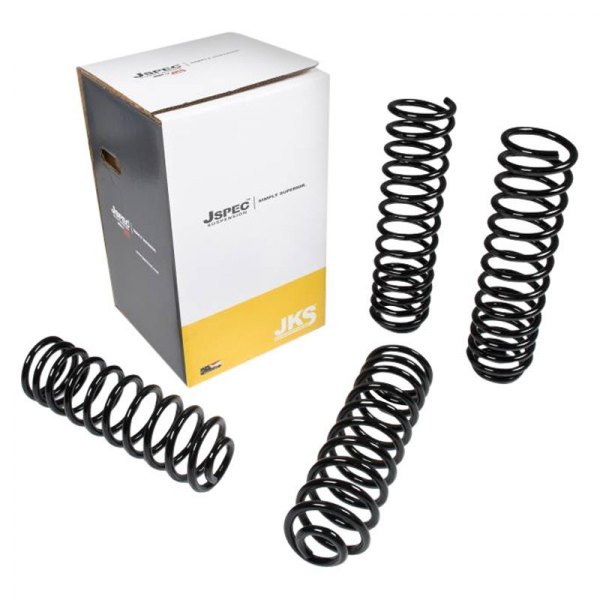 JKS Manufacturing® - 2.5" x 2.5" JSPEC™ Front and Rear Lifted Coil Springs