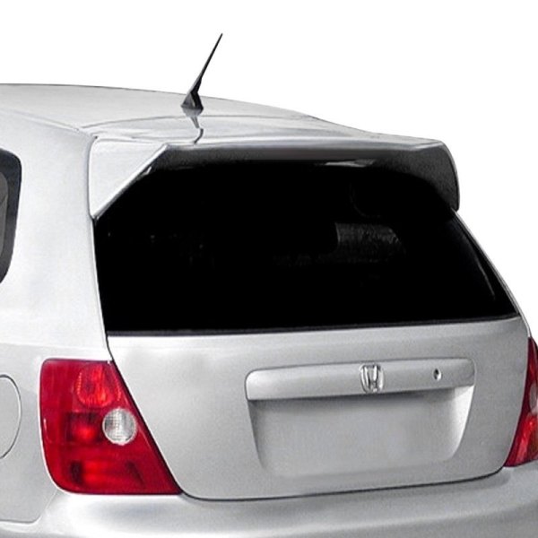  JKS® - Custom Style Fiberglass Flush Mount Rear Roofline Spoiler with Light