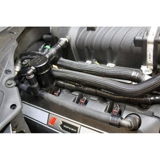 JLT Performance® - Passenger Side Oil Separator with Roush/VMP S/C