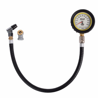 JOES Racing® - 0 to 60 psi Pro Dial Tire Pressure Gauge with Hold Valve