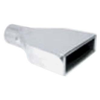 Jones Exhaust® JST027G - Stainless Steel Camaro Style Rectangular Straight Cut Polished Exhaust Tip (2.5" Inlet)