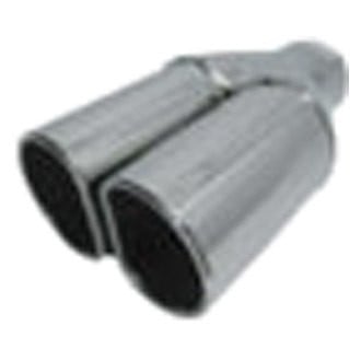 Jones Exhaust® - Stainless Steel D-Style Round Dual Exhaust Tip