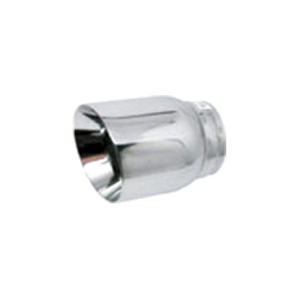Jones Exhaust® - Stainless Steel Round Beveled Edge Angle Cut Double-Wall Polished Exhaust Tip