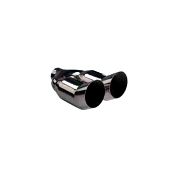 Jones Exhaust® - 304 SS Turn Up Dual Polished Exhaust Tip
