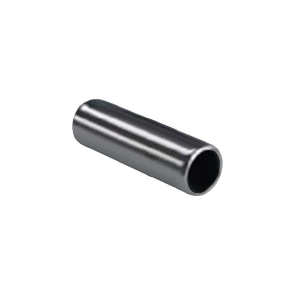 Jones Exhaust® - Stainless Steel Round Rolled Edge Straight Cut Polished Exhaust Tip
