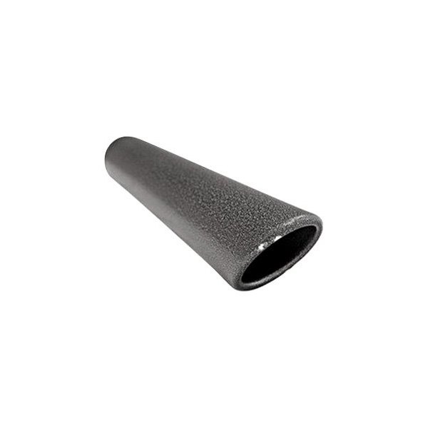 Jones Exhaust® - Silver Vein™ Stainless Steel Round Rolled Edge Angle Cut Silver Vein Powder Coated Exhaust Tip