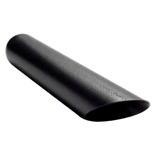 Jones Exhaust® - Black Vein™ Stainless Steel Round Non-Rolled Edge Angle Cut Black Powder Coated Exhaust Tip