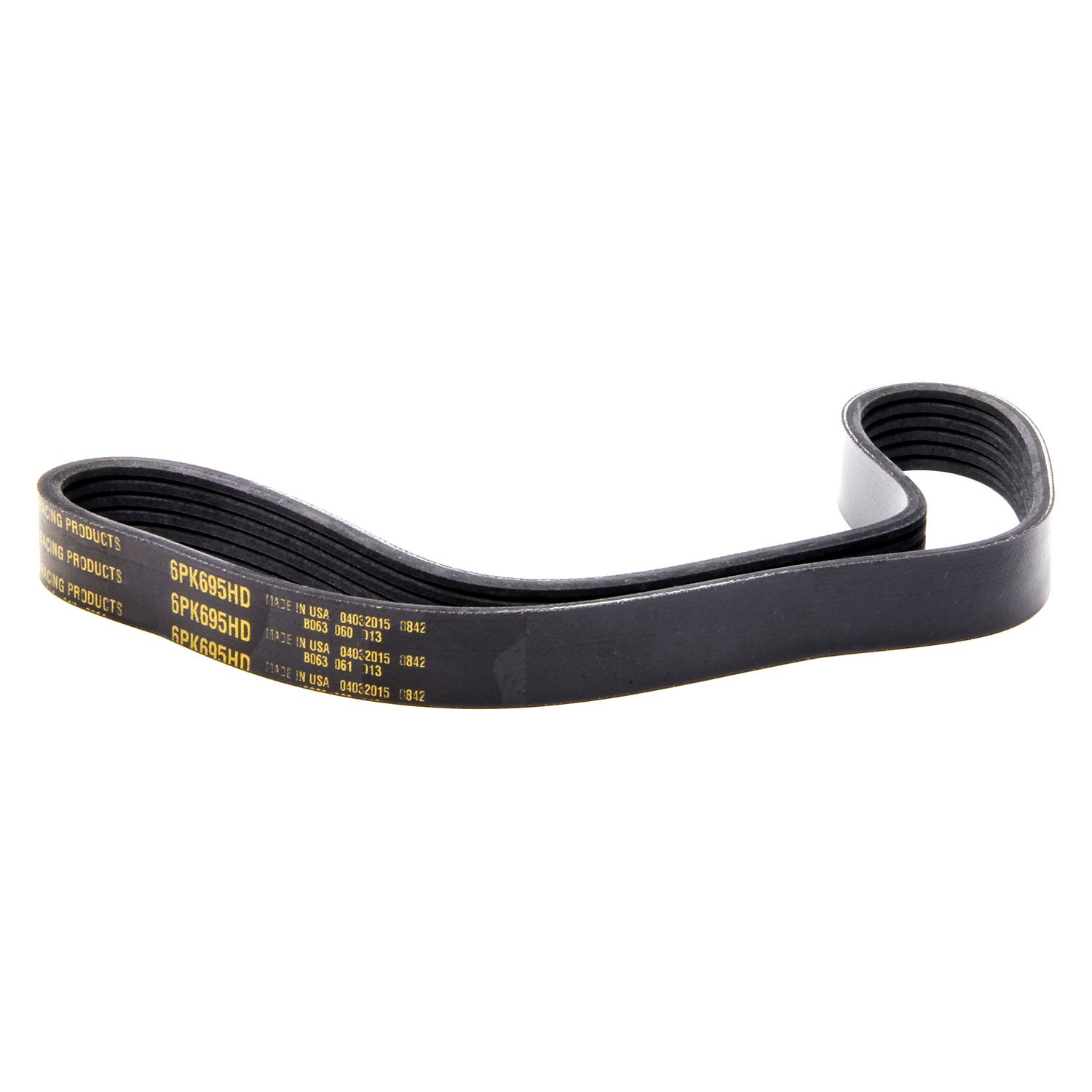 Jones Racing® 6PK695 HD Heavy Duty Serpentine PolyV Belt