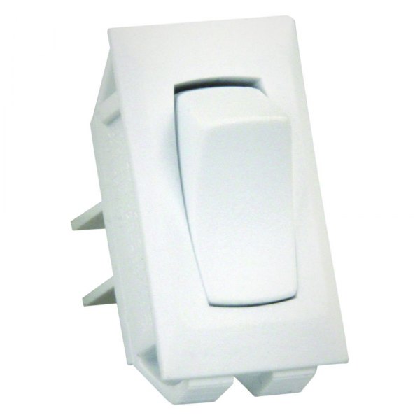 JR Products® - Single SPST On/Off White Multi Purpose Switch