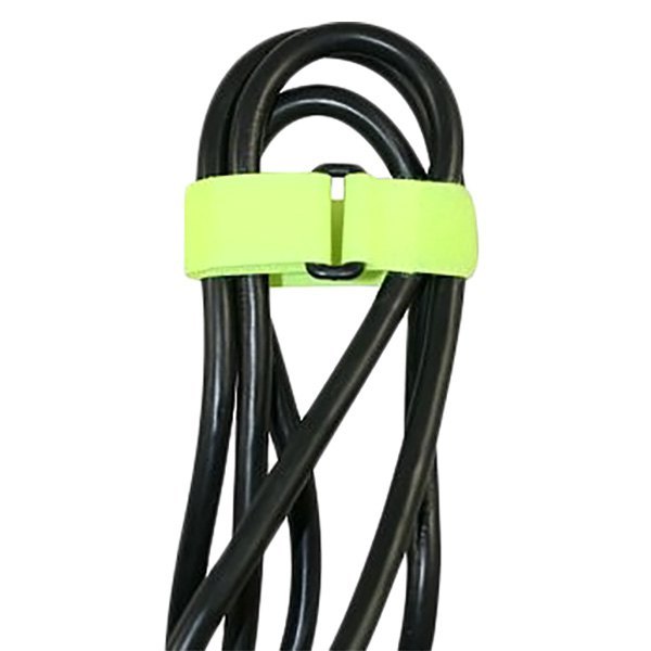 JT&T® - Neon Yellow Hook and Loop Strip-Tie Fastener with Buckle with Buckle