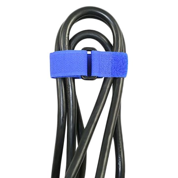 JT&T® - Blue Hook and Loop Strip-Tie Fastener with Buckle with Buckle