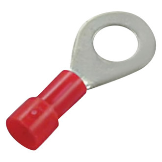 JT&T® - 1/4" 22/18 Gauge Vinyl Insulated Red Ring Terminals