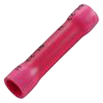 JT&T® - 22/18 Gauge Vinyl Insulated Red Butt Connectors