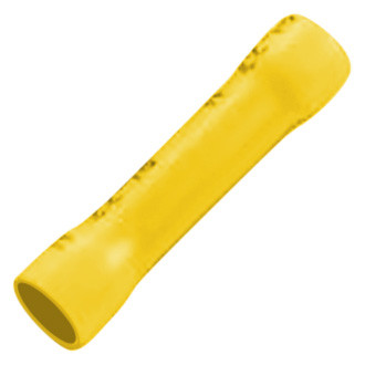 JT&T® - 12/10 Gauge Vinyl Insulated Yellow Butt Connectors