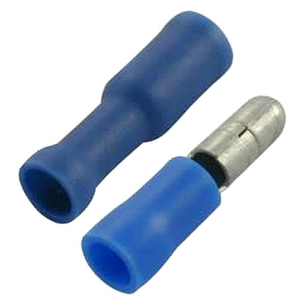 JT&T® - 0.157" 16/14 Gauge Vinyl Insulated Blue Male Bullet Connectors