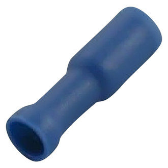 JT&T® - 0.157" 16/14 Gauge Vinyl Insulated Blue Female Bullet Connectors