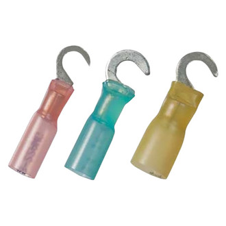JT&T® - CS #10 12/10 Gauge Heat Shrink Yellow Hook Connectors