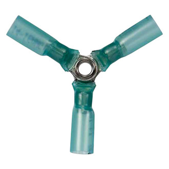 JT&T® - CS 22/18 Gauge Heat Shrink Red 3-Way Butt Connectors