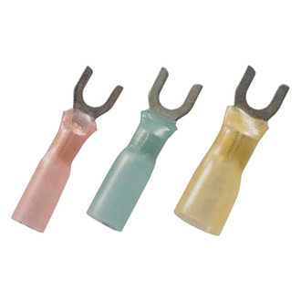 JT&T® - CS #8 16/14 Gauge Heat Shrink Blue Spade Terminals