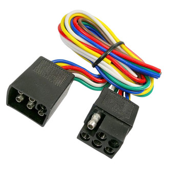 JT&T® - 6-Way Squared Moisture Proof FM and 6-Way Squared Moisture Proof M Trailer Connectors with Polarized Plug