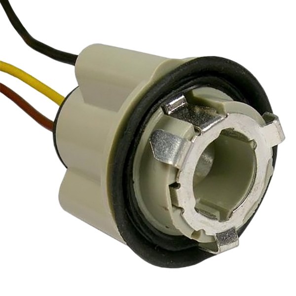 JT&T® - 3-Wire Double Contact Park/Stop/Tail and Turn 'Twist Lock' Light Socket Pigtail