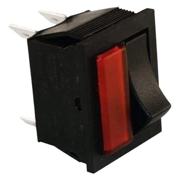 JT&T® - S.P.S.T. Light and Rocker Combination Red Light and On/Off Rocker Switch