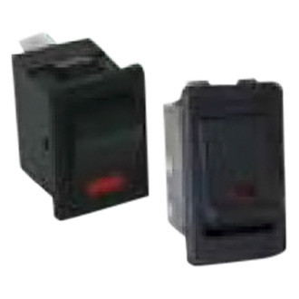 JT&T® - S.P.S.T. On/Off Mini Black Switch with Red LED