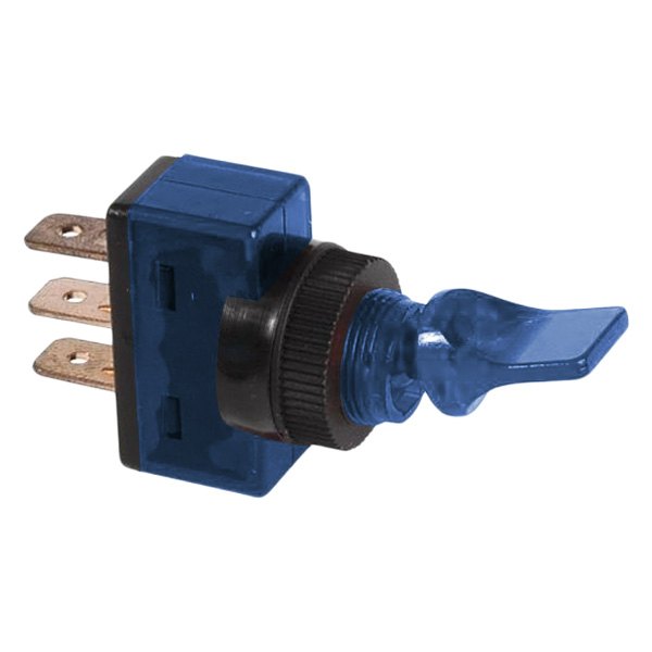  JT&T® - S.P.S.T. On/Off Duckbill Illuminated Toggle Blue Switch