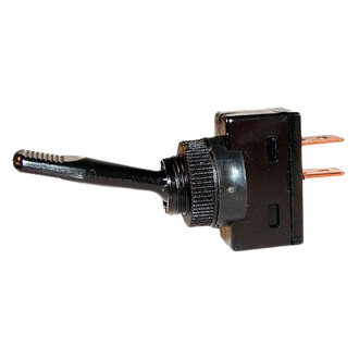 JT&T® - S.P.S.T. On/Off Momentary Non-Illuminated Toggle Black Switch