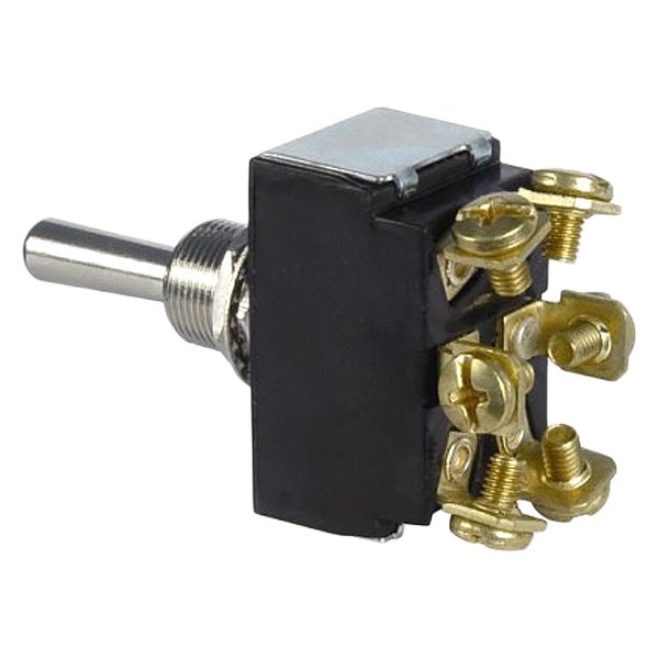  JT&T® - D.P.D.T. On/Off/On Heavy Duty Toggle Switch with Six Screw Terminals