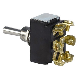 JT&T® - D.P.D.T. 2-Way Momentary On/Off/Momentary On Heavy Duty Switch with Six Screw Terminals