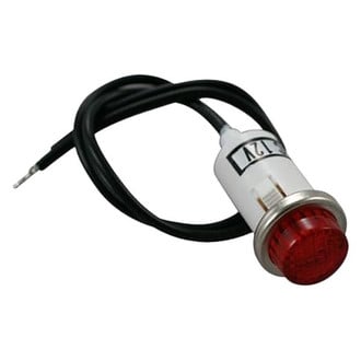JT&T® - Amber 16A/12V Warning Light with 1/2" Panel Mount and Leads