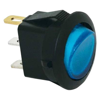 JT&T® - On/Off Illuminated Rocker Blue Round Switch
