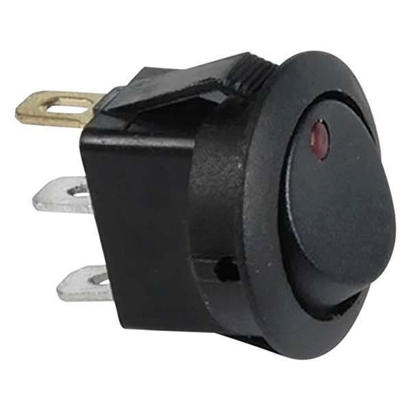 JT&T® - On/Off Rocker Green Round LED Switch