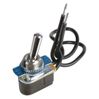 JT&T® - S.P.S.T. On/Off Toggle Switch with Integrated Wiring Harness