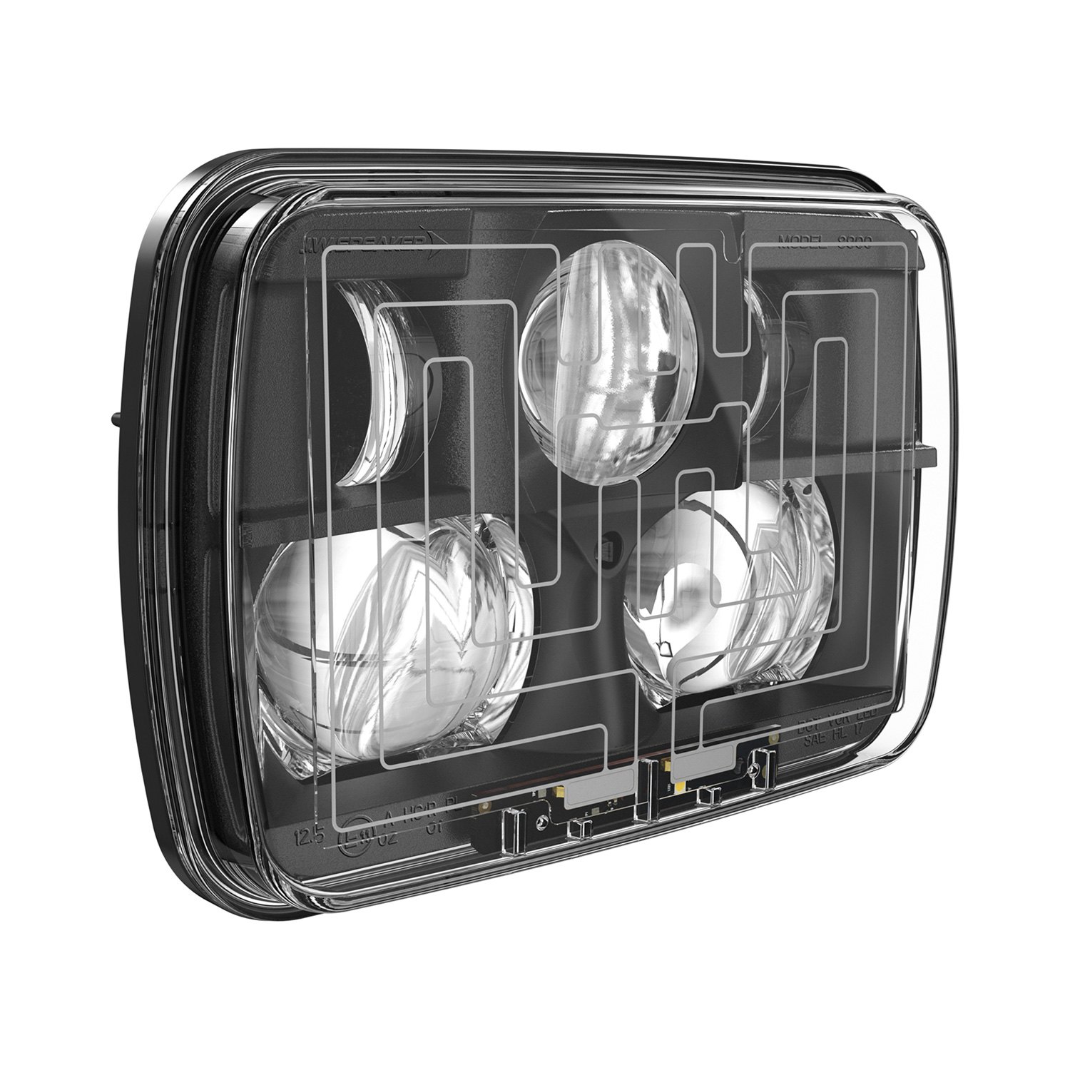 J W Speaker 0554481 7x6 Rectangular Black 8910 Evolution 2