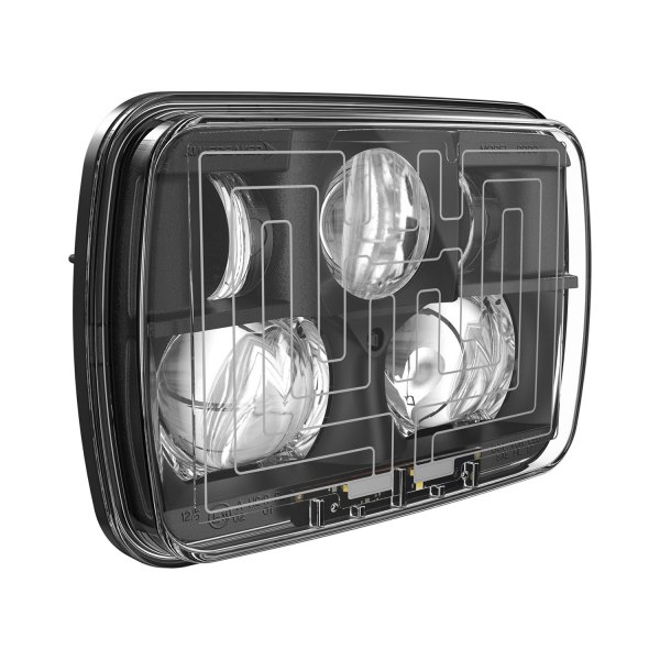 J.W. Speaker® - 8910 Evolution 2 SmartHeat™ Dual Burn™ 7x6" Rectangular Black Projector LED Headlight