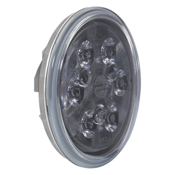 J.W. Speaker® - 6040 Series Panel Mount 4.45" 24W Round Gray Housing Spot Beam LED Light