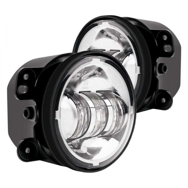 J.W. Speaker® - 4" Round 6145 Series Chrome LED Fog Lights